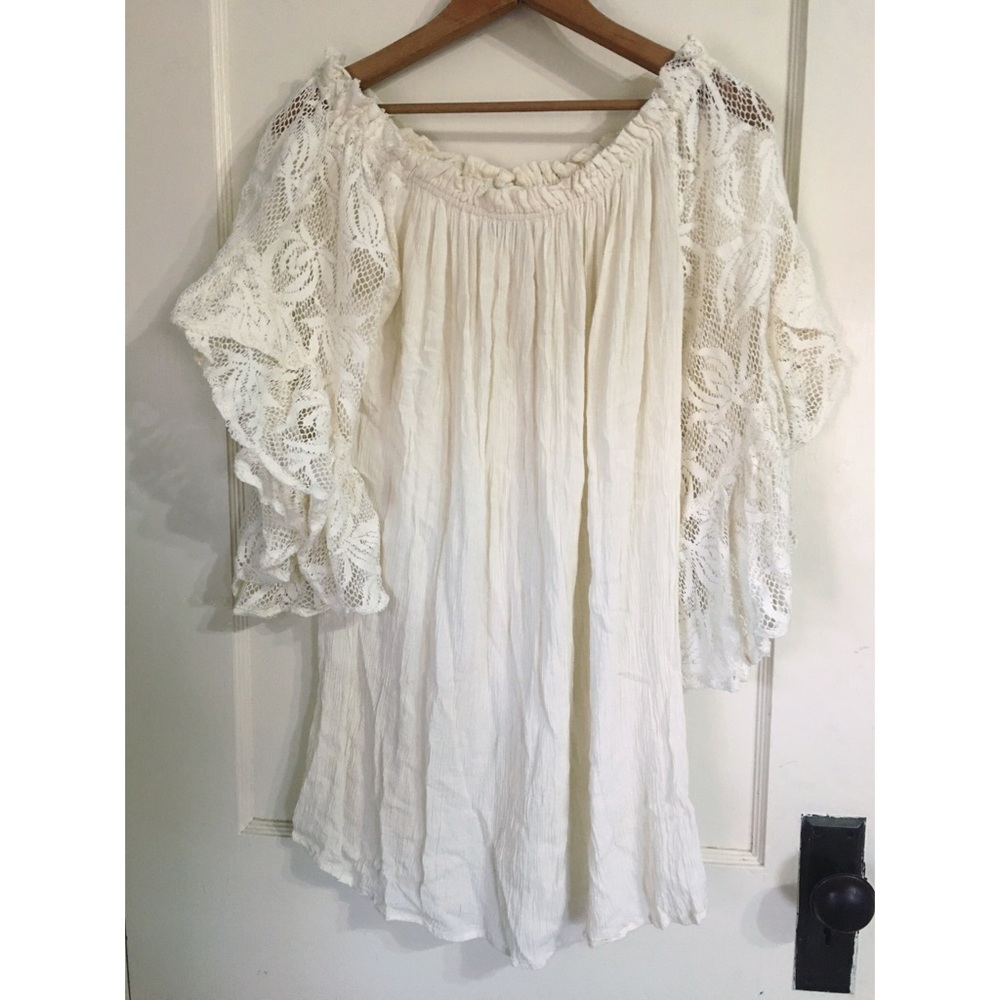 Off the shoulder boho dress
